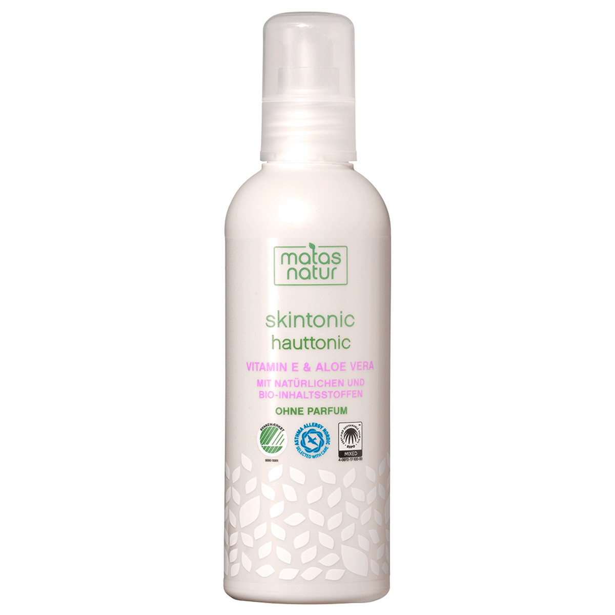 Natur Skin tonic with organic aloe vera and vitamin E