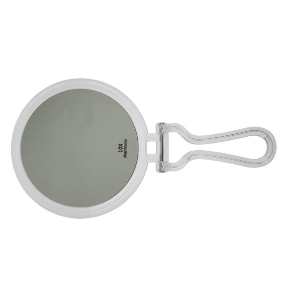 Stand and hand mirror