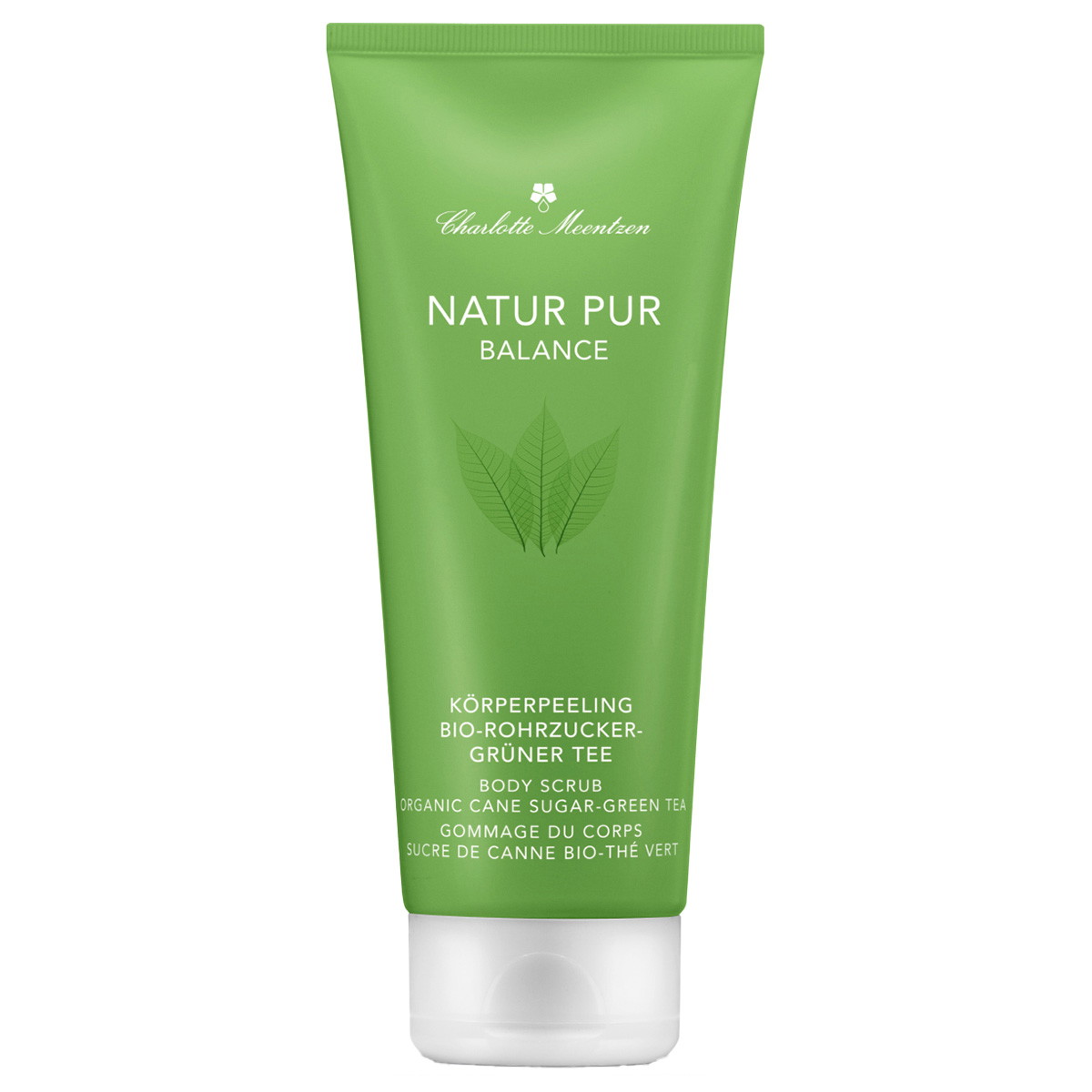 Natur Pur BALANCE Body scrub organic cane sugar green tea
