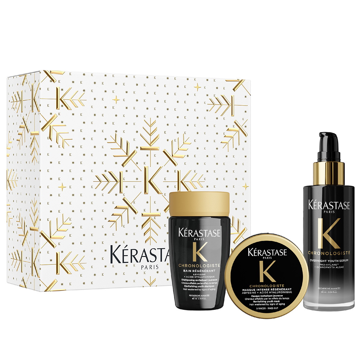 Chronologiste Trio XMas Set (Shampoo 80ml + Serum 90ml + Mask 75ml)