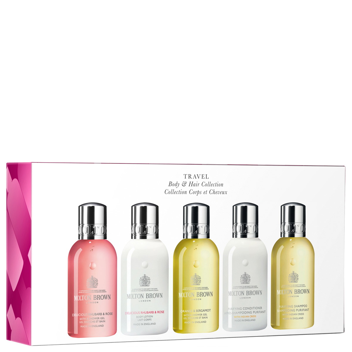 Travel Body & Hair Collection (5 x 100ml)