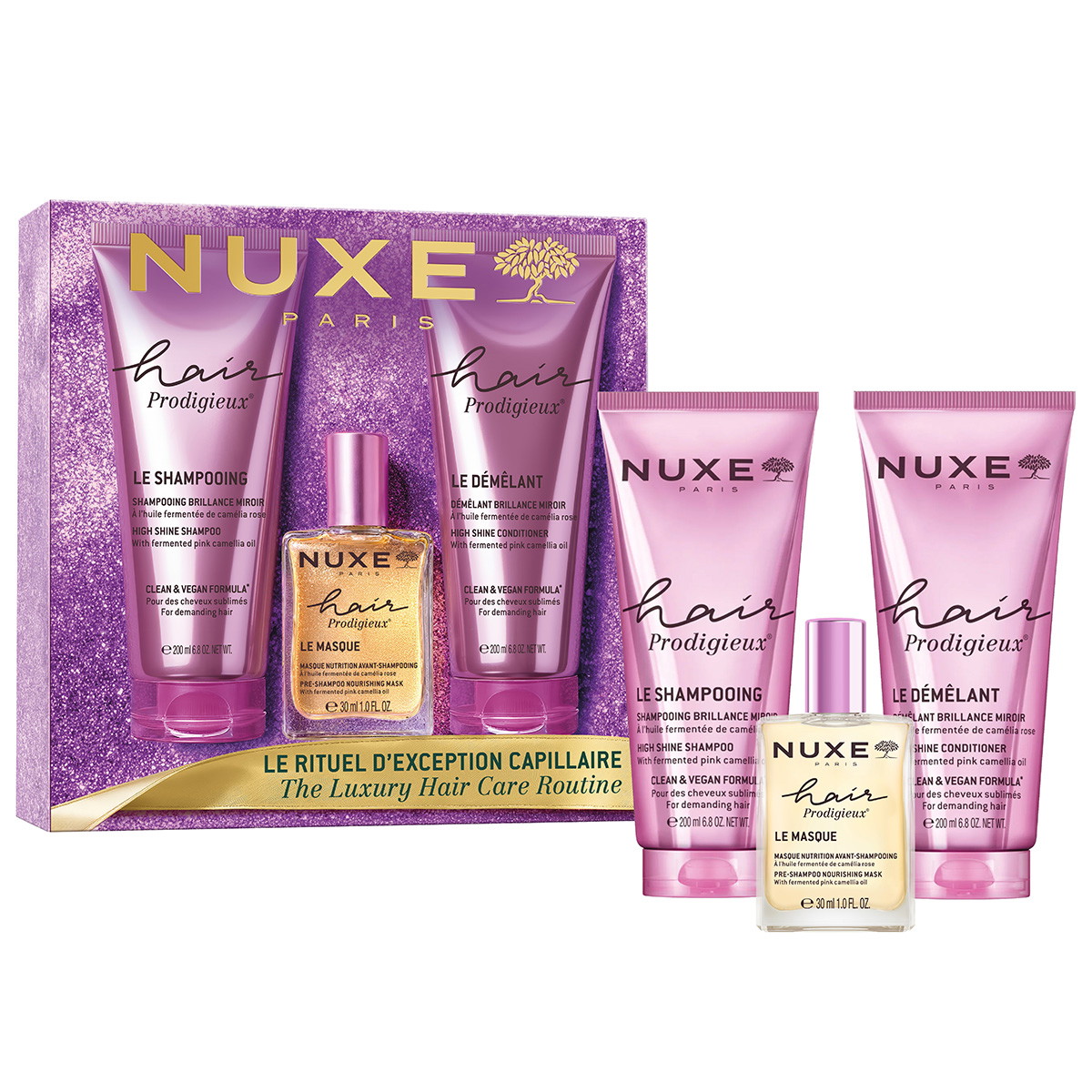 Hair Prodigieux Set regalo (shampoo 200 ml + balsamo 200 ml + maschera 30 ml)