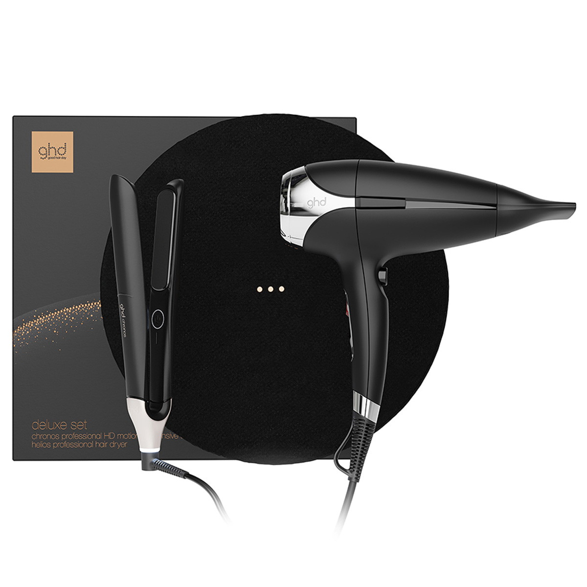 Deluxe Set - ghd chronos™ & ghd helios® Geschenkset schwarz
