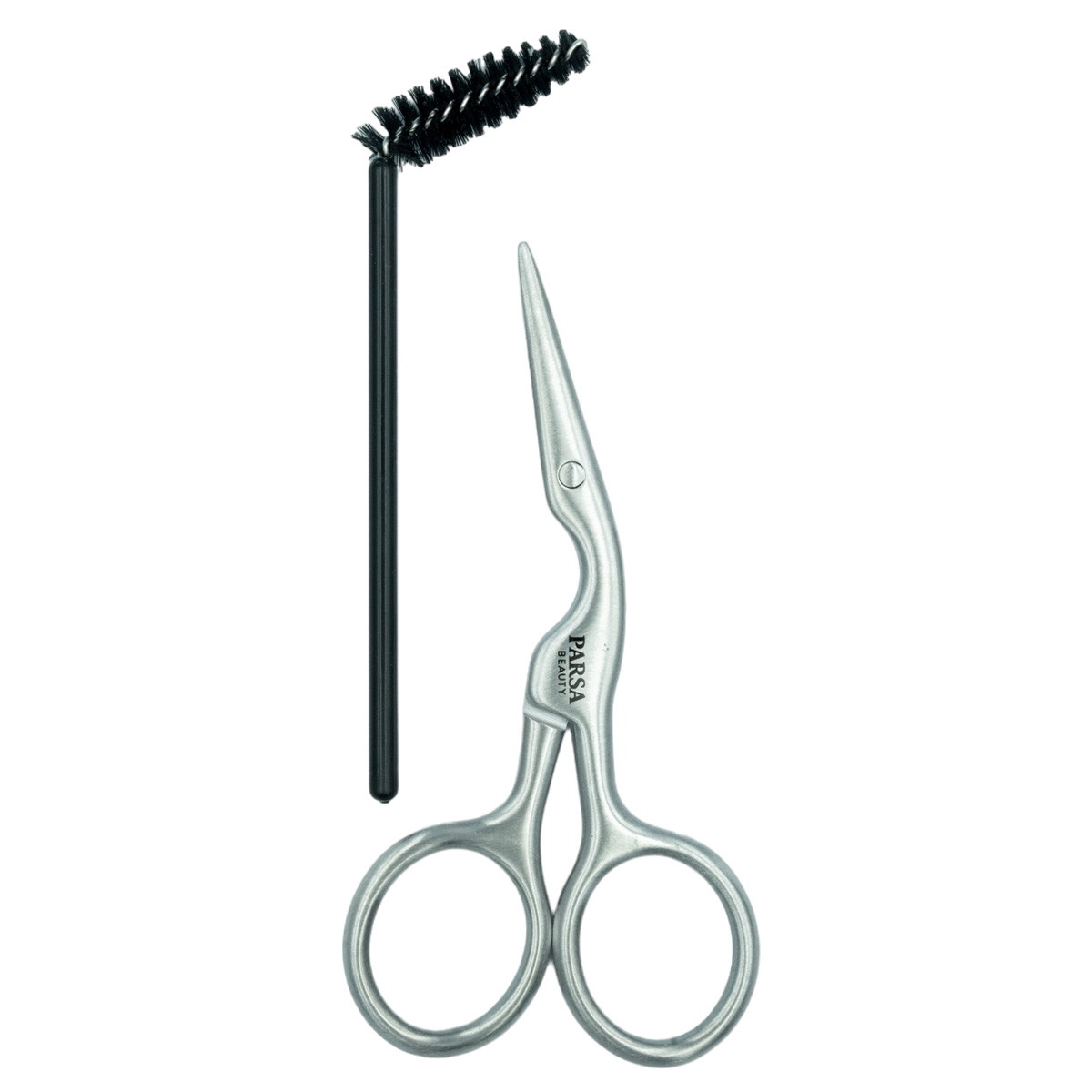 Tijeras para cejas con spoolie