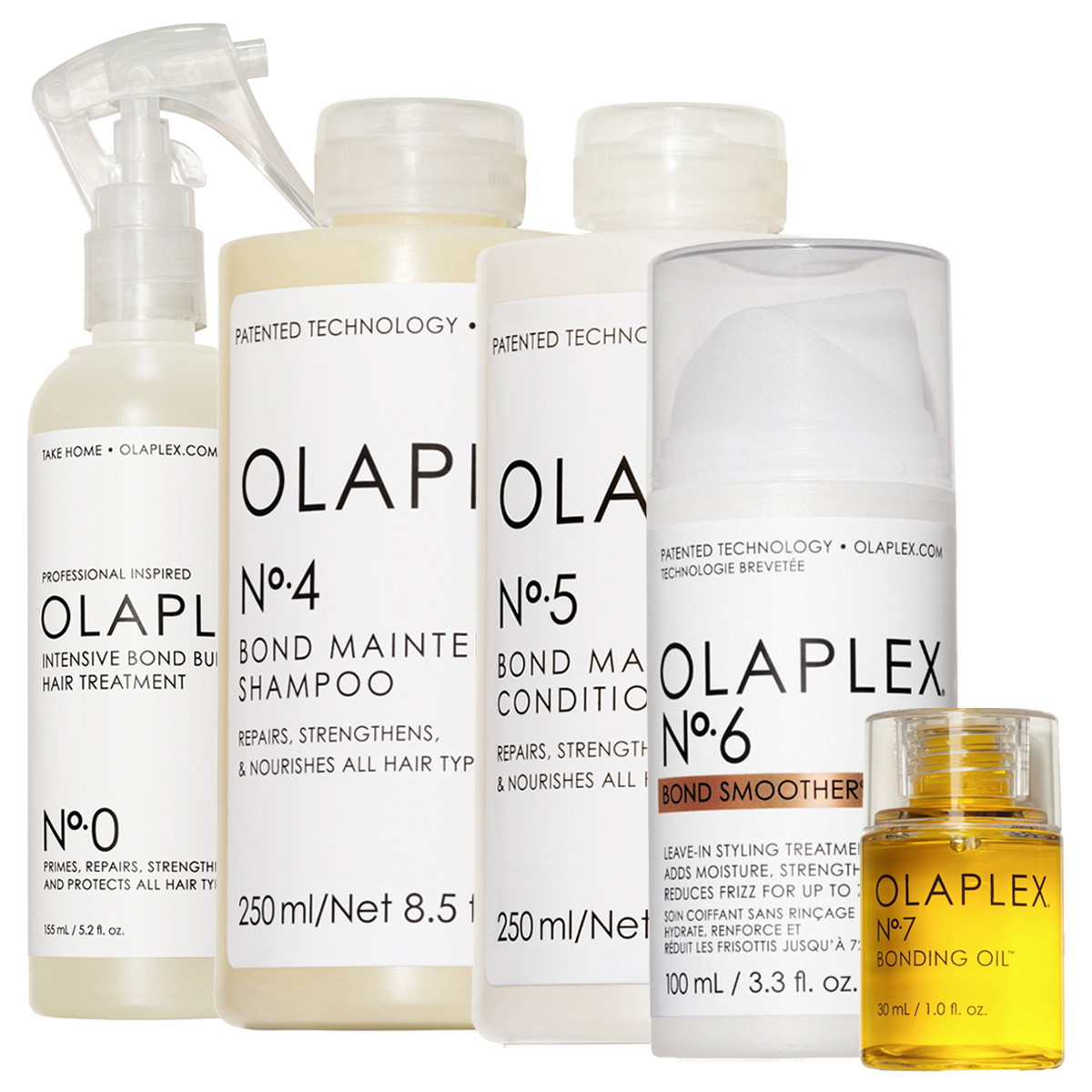 Coffret de soins complet (n° 0 155 ml + n° 4 250 ml + n° 5 250 ml + n° 6 100 ml + n° 7 30 ml)