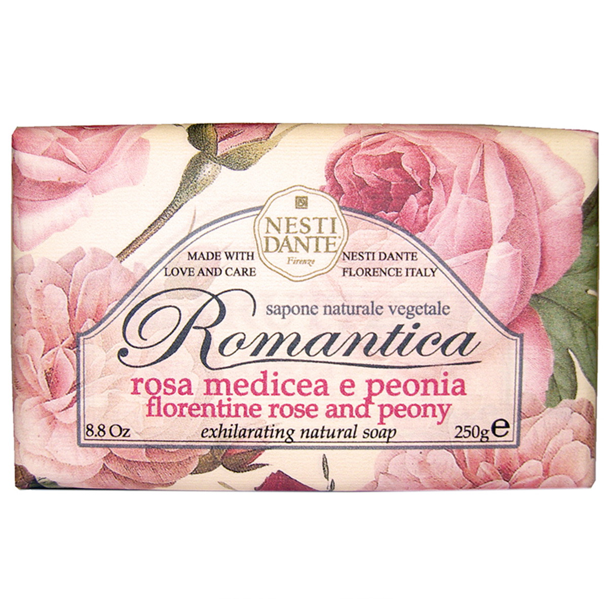 Romantica Natural Soap Florentine Rose & Peony
