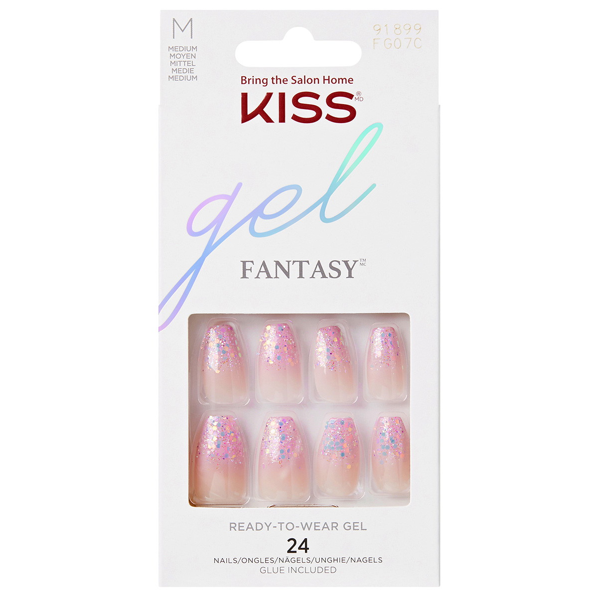 Gel Fantasy Nails Winter Sparks