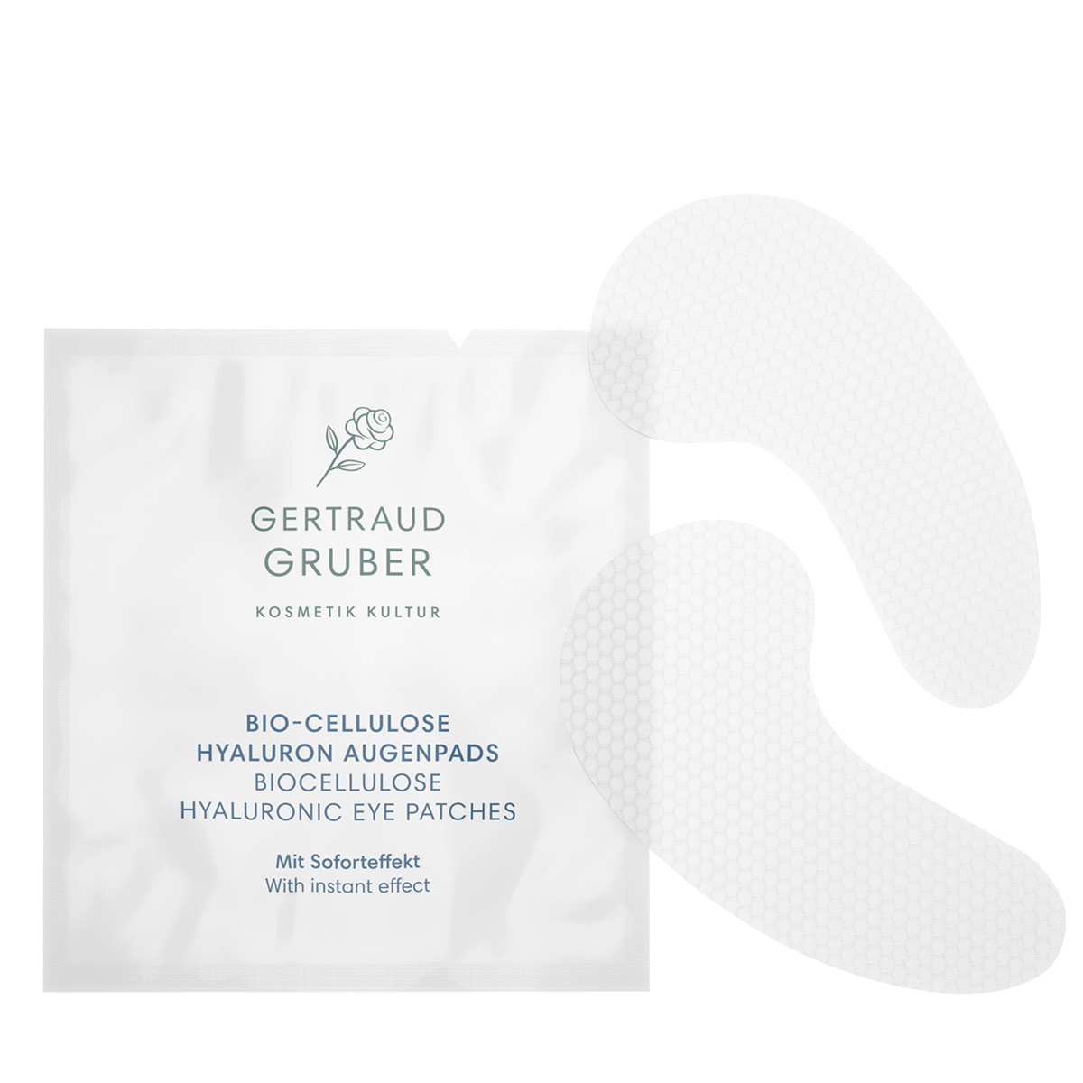 HYDRO WELLNESS PLUS Bio-Cellulose Hyaluron Augenpads (4 Paar)