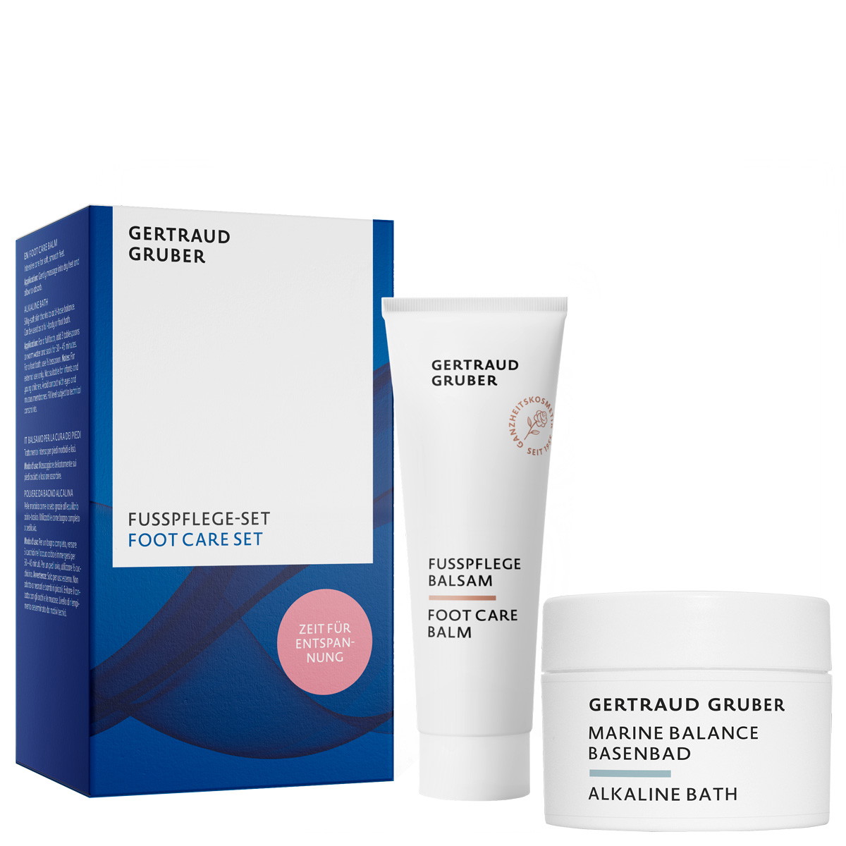 Fußpflege-Set (Balsam 75ml + Basenbad 30g)