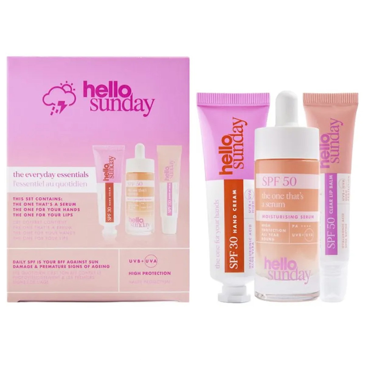The Everyday Essentials Bestsellers Kit (Handcreme 30ml + Lip Balm 15ml + Serum 30ml)