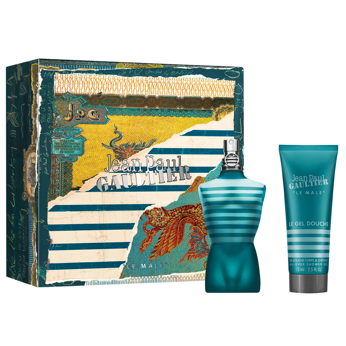 Le Male Set (EdT 75ml + All Over Shampoo 75ml)