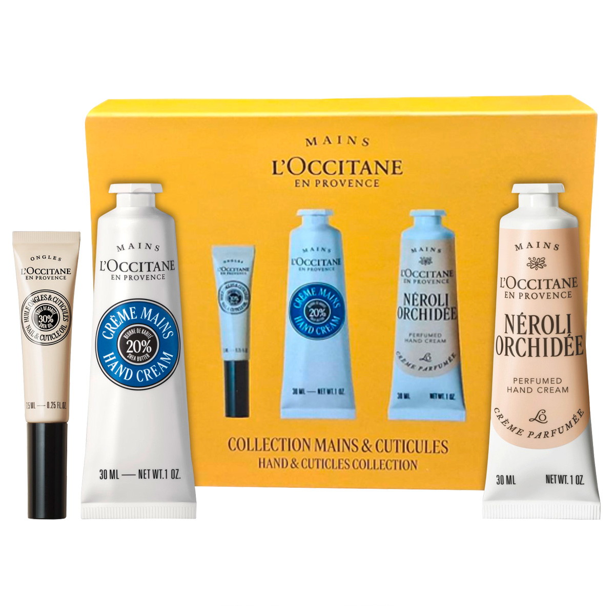 Hand & Cuticules Collection (Nagelöl 7,5ml + Handcreme 30ml + parfümierte Handcreme 30ml)