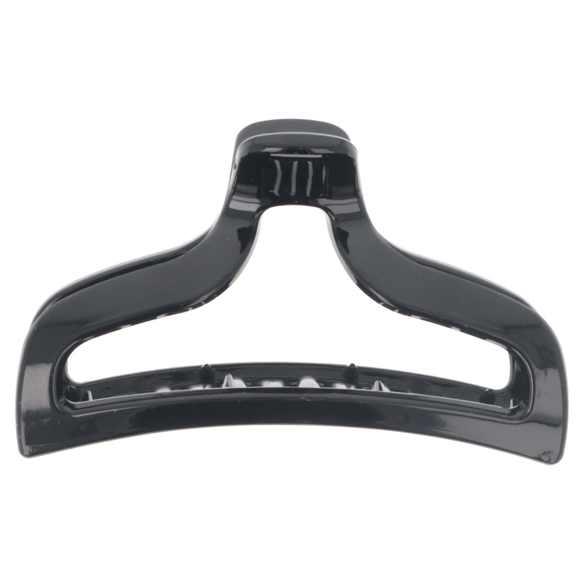 Haarklammer 9,5 cm schwarz shiny