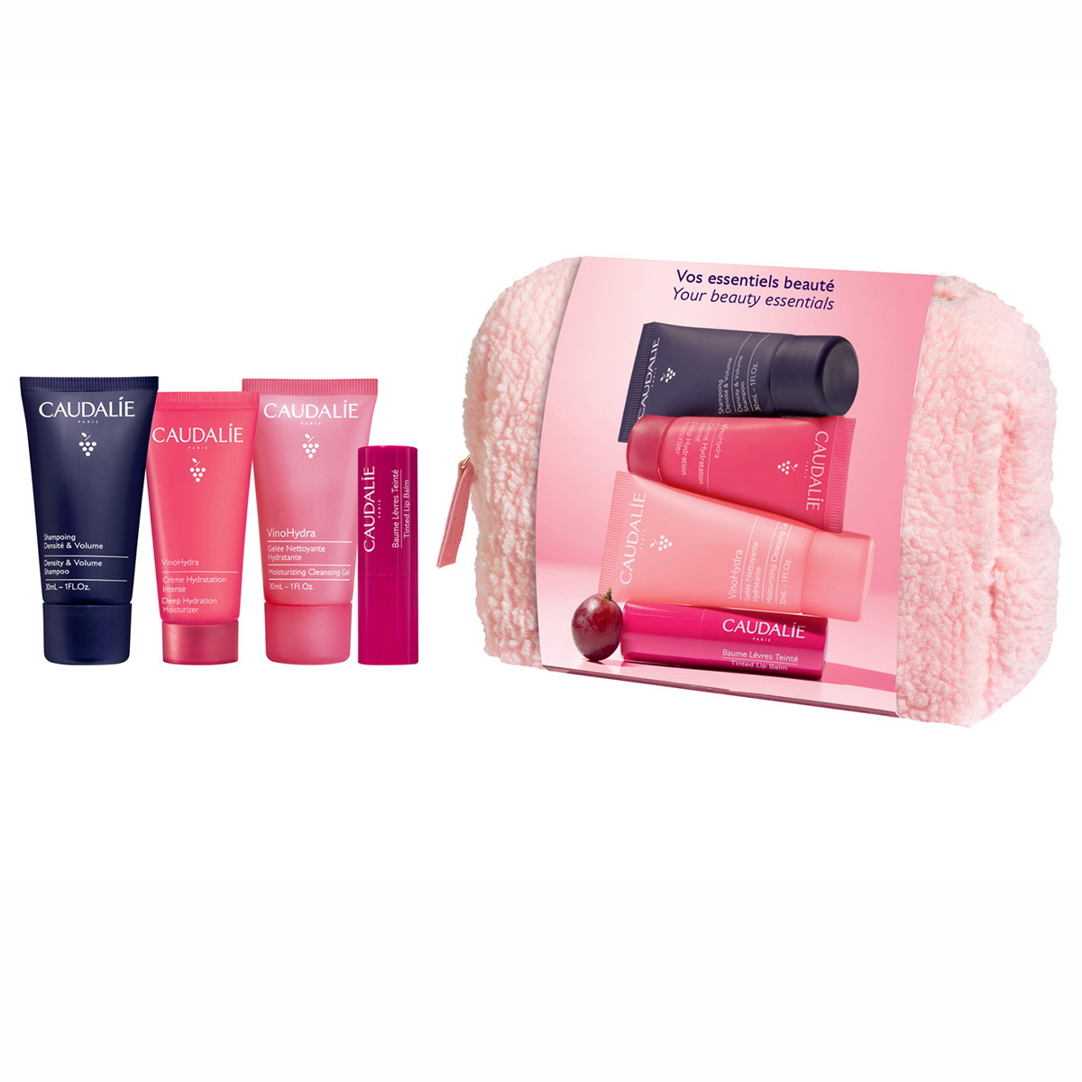 Winter Reiseset (Gel 30ml + Cream 15ml + Balsam 4,5g + Shampoo 30ml + Tasche)