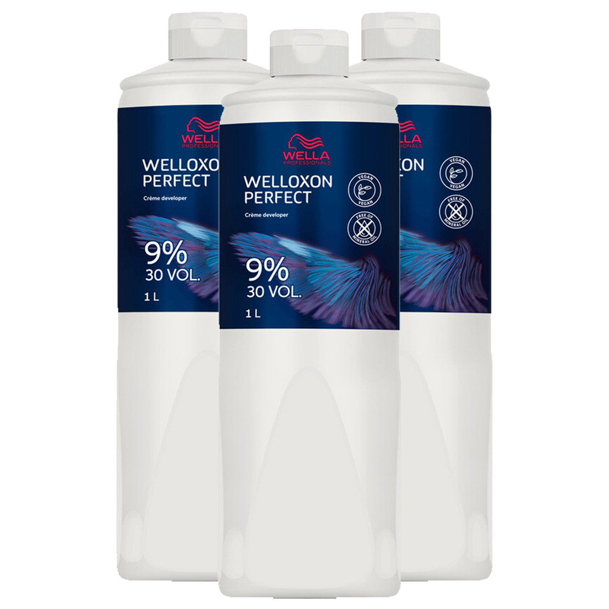 Welloxon Set Perfect Creme Developer 9% - 30 Vol. (3 x 1000 ml)