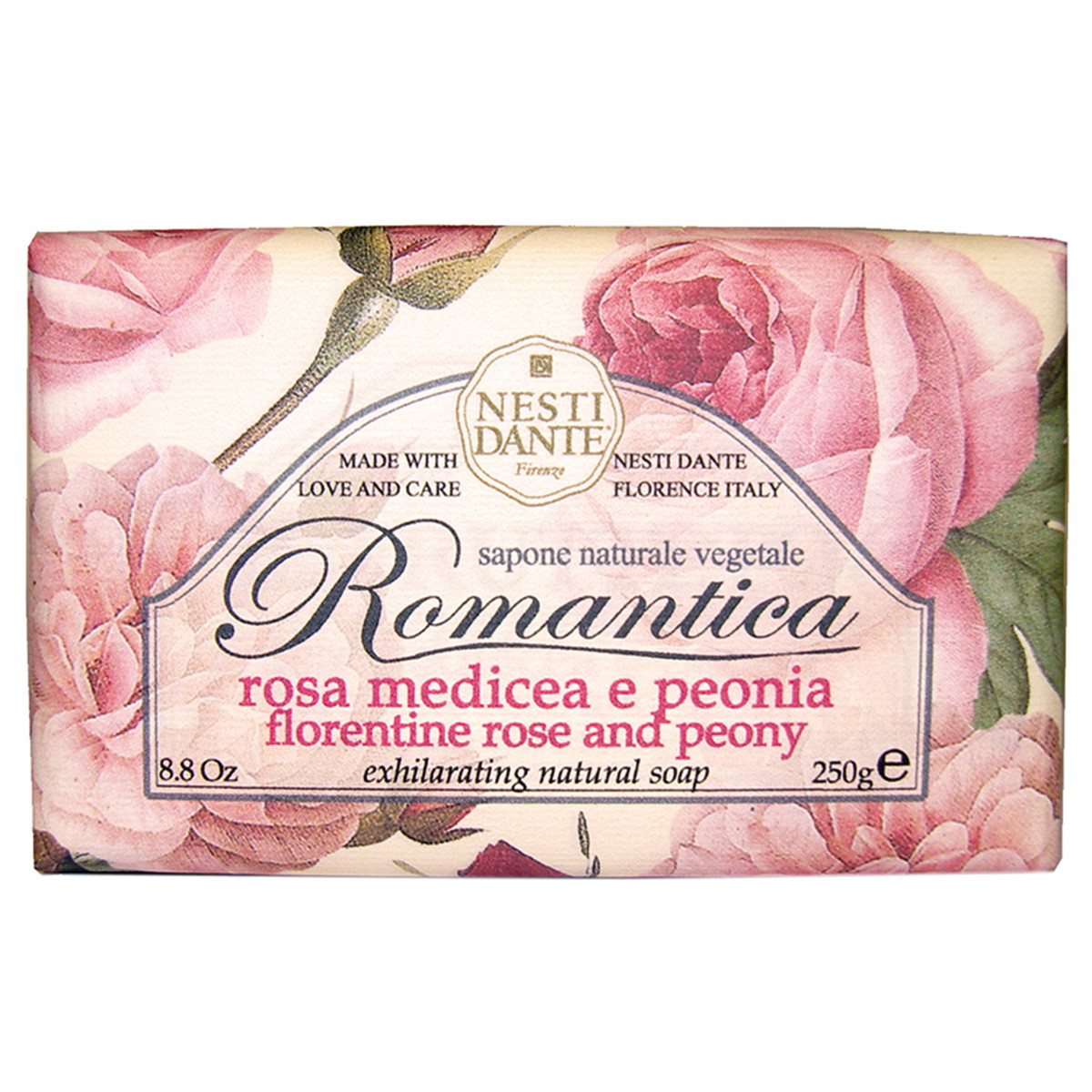 Romantica Natural Soap Florentine Rose & Peony