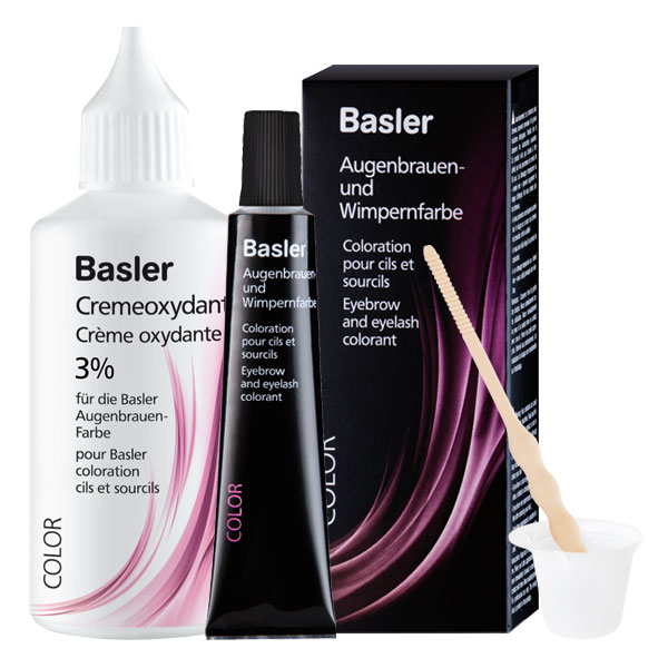 Augenbrauen- und Wimpernfarbe Set (Farbe 15ml + Entwickler 75ml)
