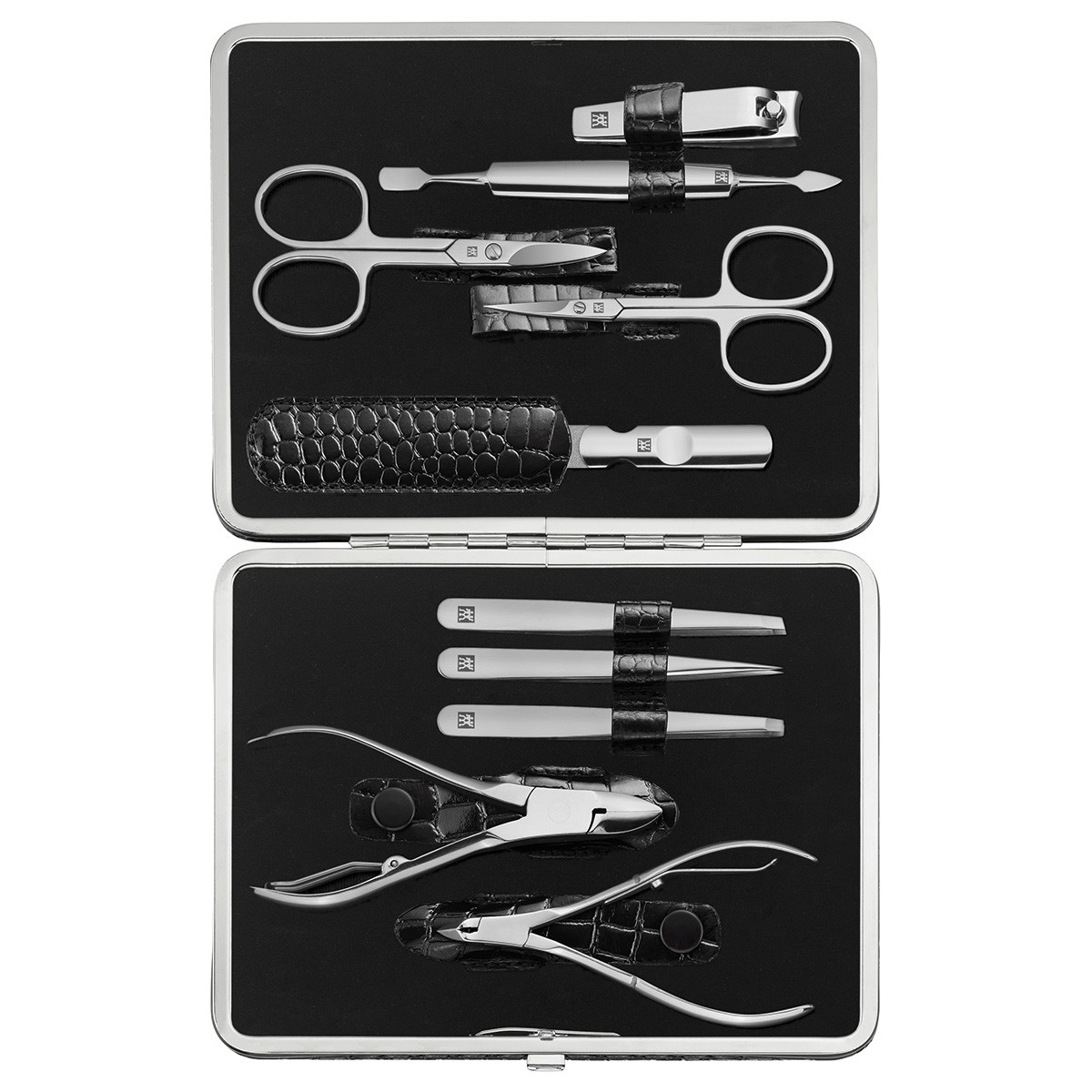 Classic Manicure set 10 pieces in black