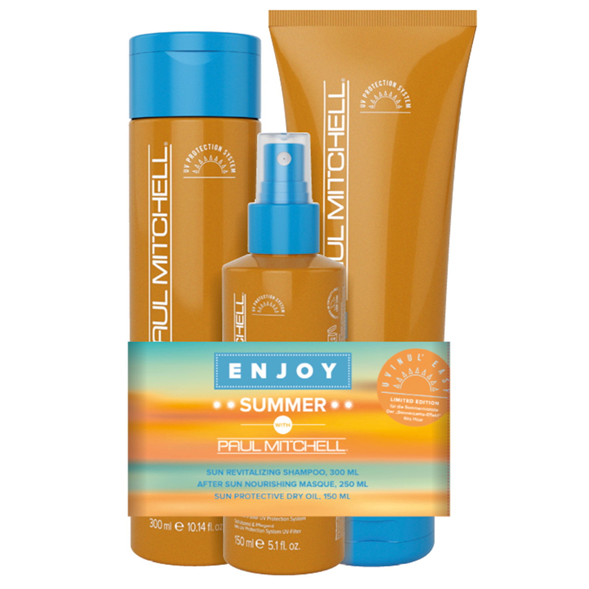 Sun Trio (Shampoo 300ml + Mask 250ml + Oil 150ml)