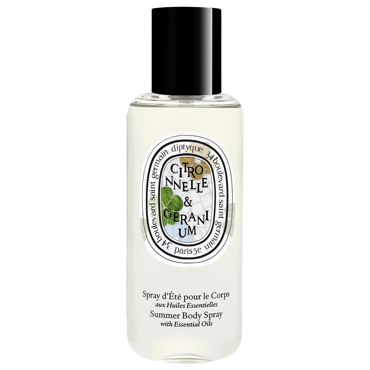 Spray corporal de citronela y geranio