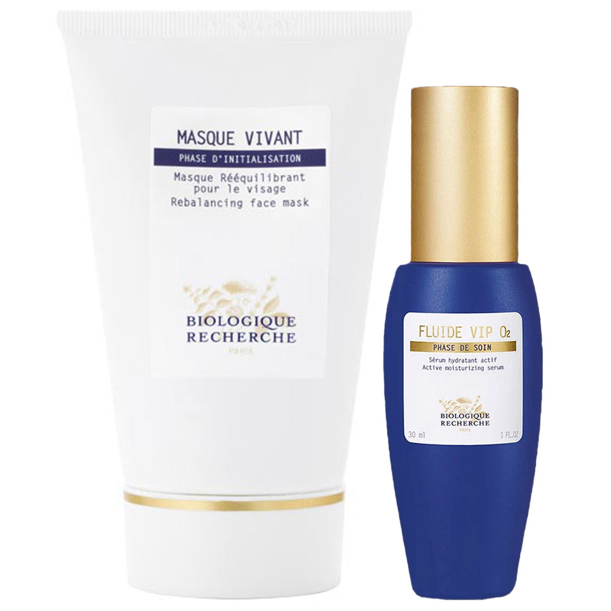 Set di trattamento per la pelle stanca e sensibile (fluido 30 ml + maschera 100 ml)