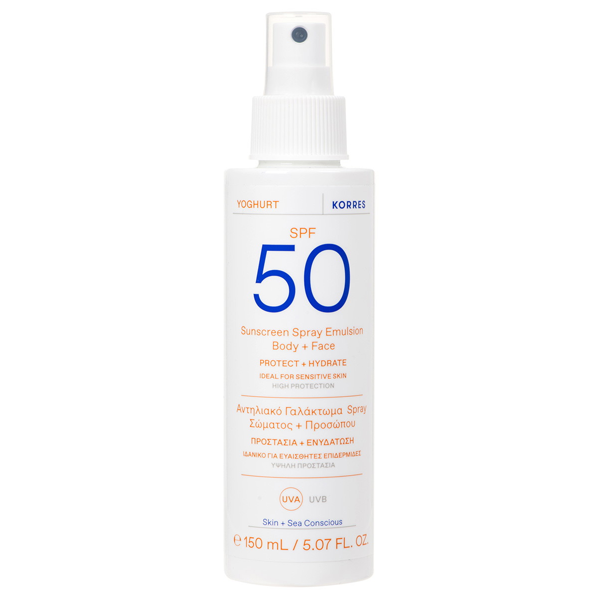 Yoghurt Sunscreen Spray Emulsion Face + Body SPF 50