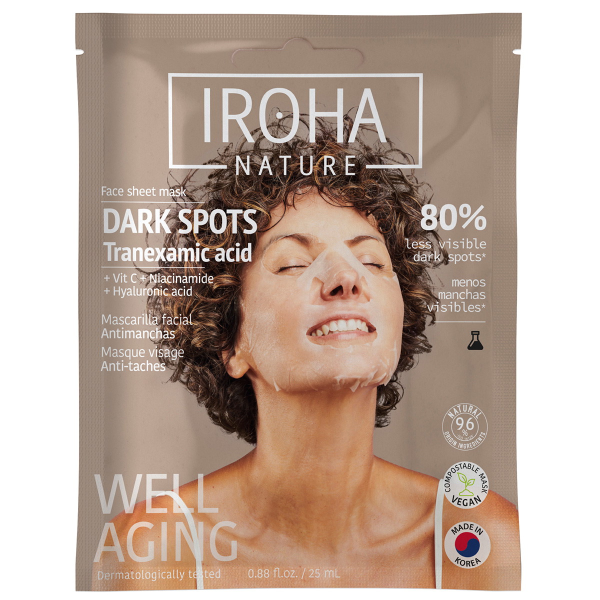 Dark Spots Tranexaminezuur gezichtsmasker (1 stuk)