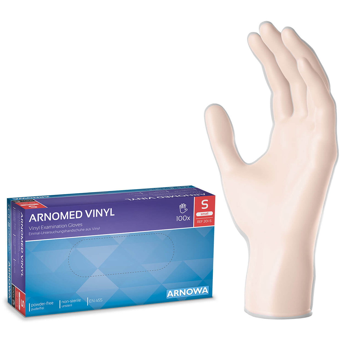 ARNOMED Vinyl PF Einmalhandschuhe