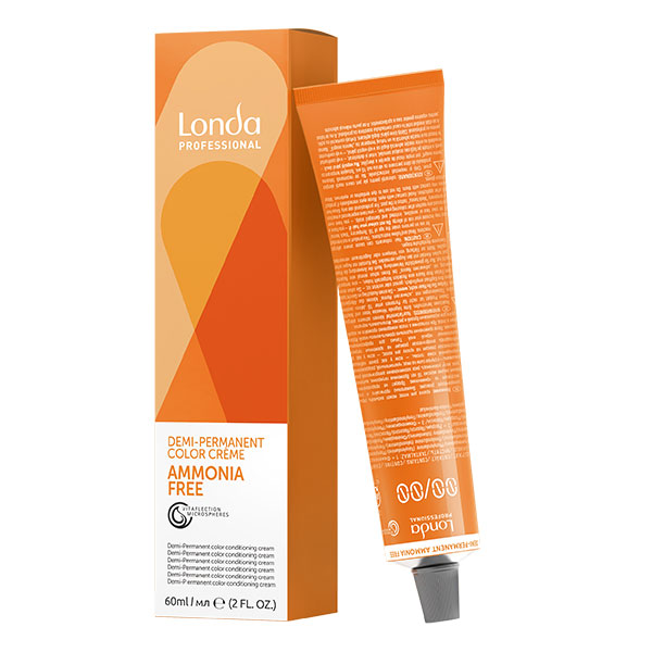 Demi-permanent cream hair color without ammonia