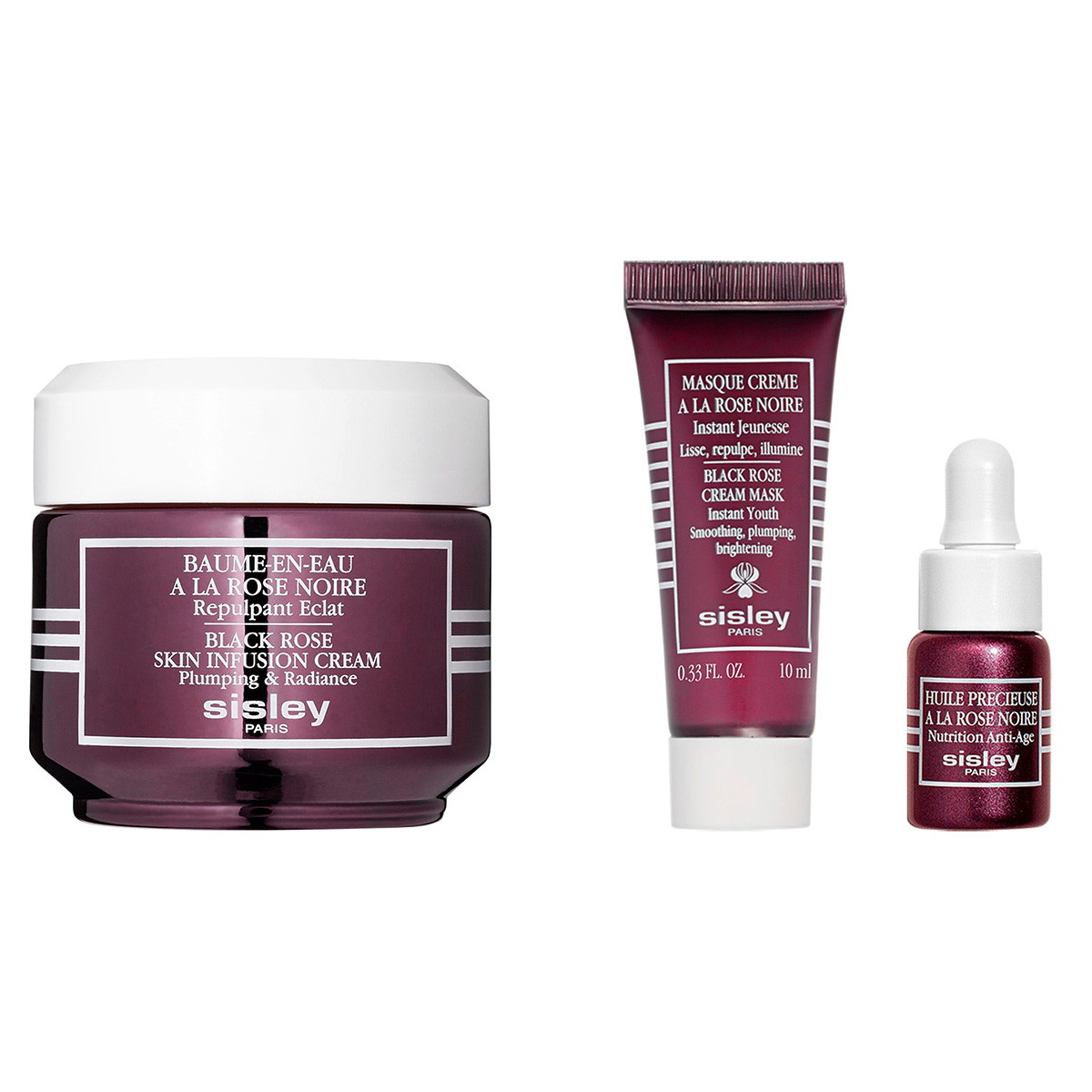 À La Rose Noire Baume-en-Eau Discovery Set (Creme 50ml + Maske 10ml + Öl 3ml)