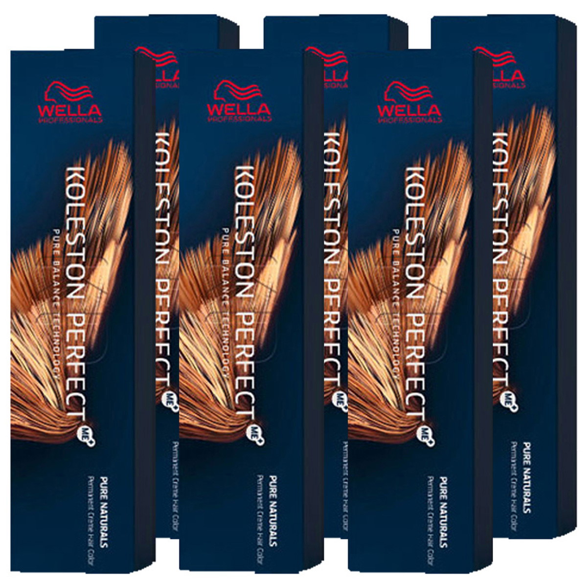 Coffret Koleston Perfect ME+ Pure Naturals 7/0 blond moyen (6 x 60 ml)