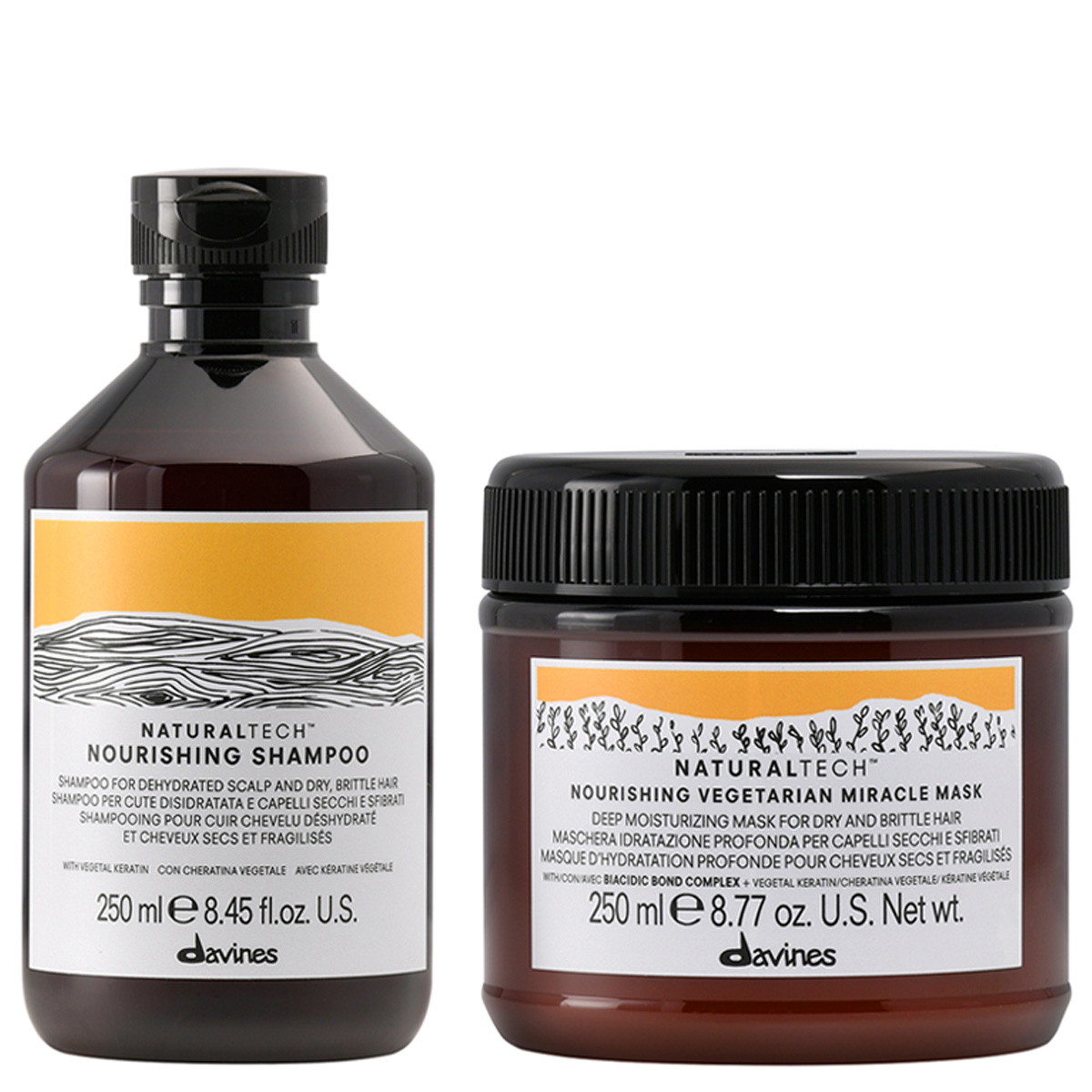 Naturaltech Nourishing Set (Shampoo 250ml + Maske 250ml)