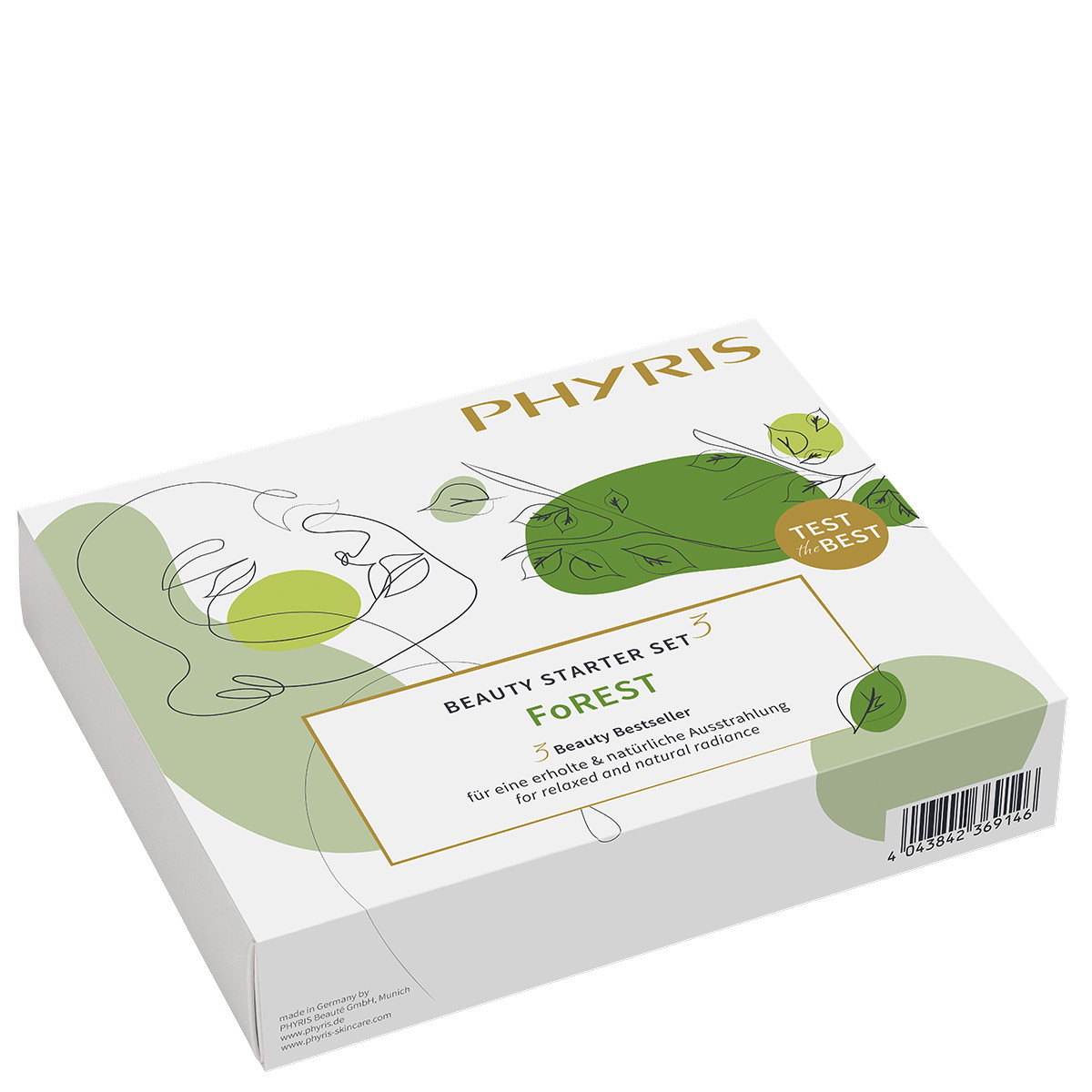 Forest Beauty Starter Set (Mousse 20ml + Fluid 20ml + Cream 10ml)