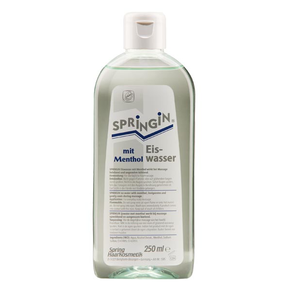 Acqua ghiacciata con mentolo