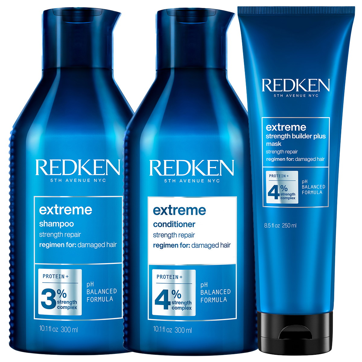 extreme Small Trio (Shampoo 300ml + Conditioner 300ml + Mask 250ml)